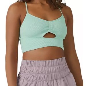 FP Movement Women's Free Throw Strappy Back Cutout Crop Tank